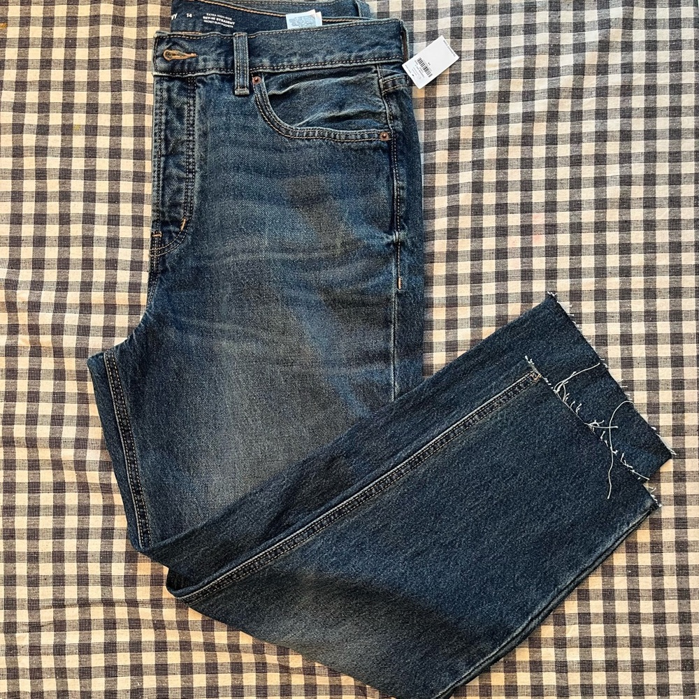 Old Navy Classic Blue Straight Leg Jeans
